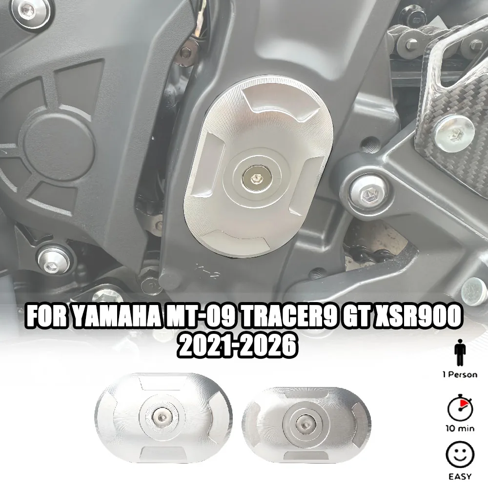 

New Style Motorcycle CNC Aluminum Chassis Covers For YAMAHA MT-09 SP Tracer9 GT XSR900 Y-AMT 2021-2026 Accessories