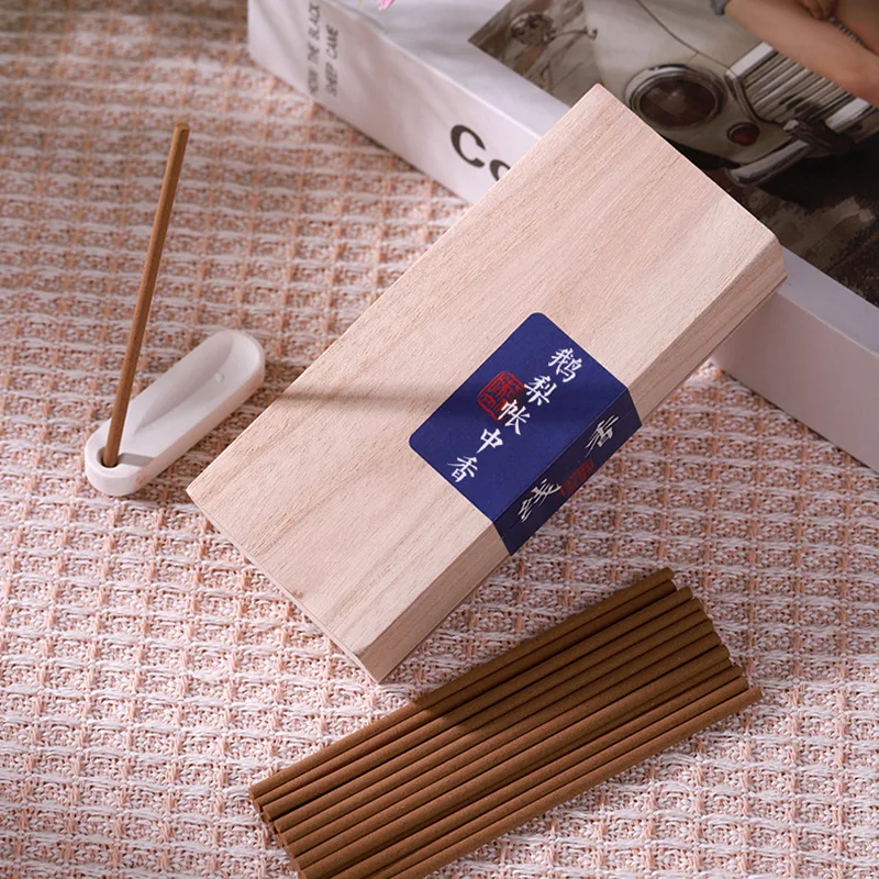 عصا بخور 10 سم، عطر خشبي، 0.3 مم، 20 قطعة لكل صندوق، بخور سفر، خشب العود، خشب الصندل، يمكن حرقها للبخور #1