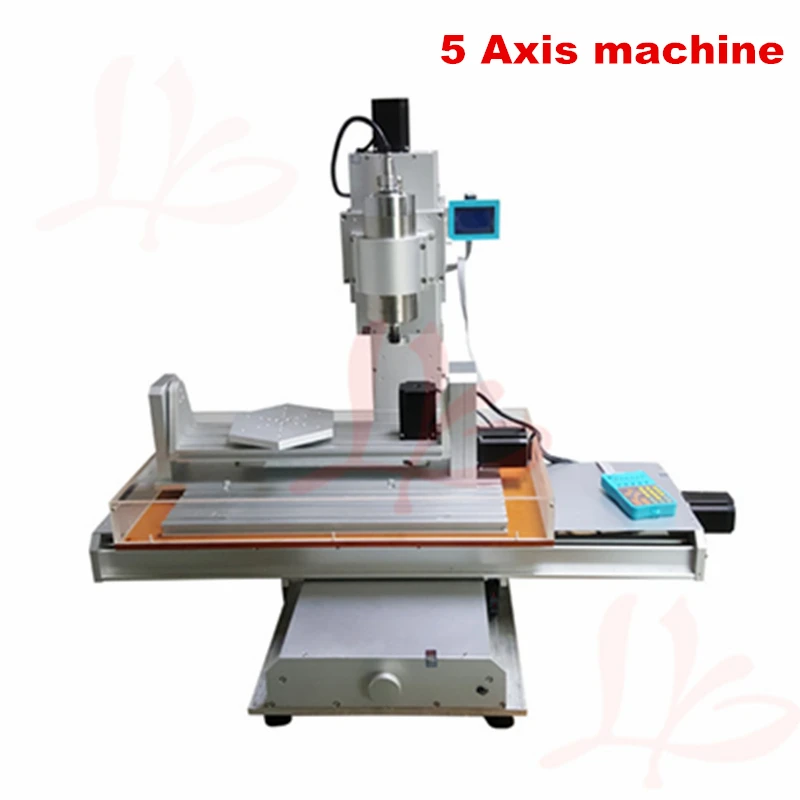 Vertical mini 5 axis cnc milling machine 3040 metal Ball Screw  router engraving  4030 1.5KW spindle