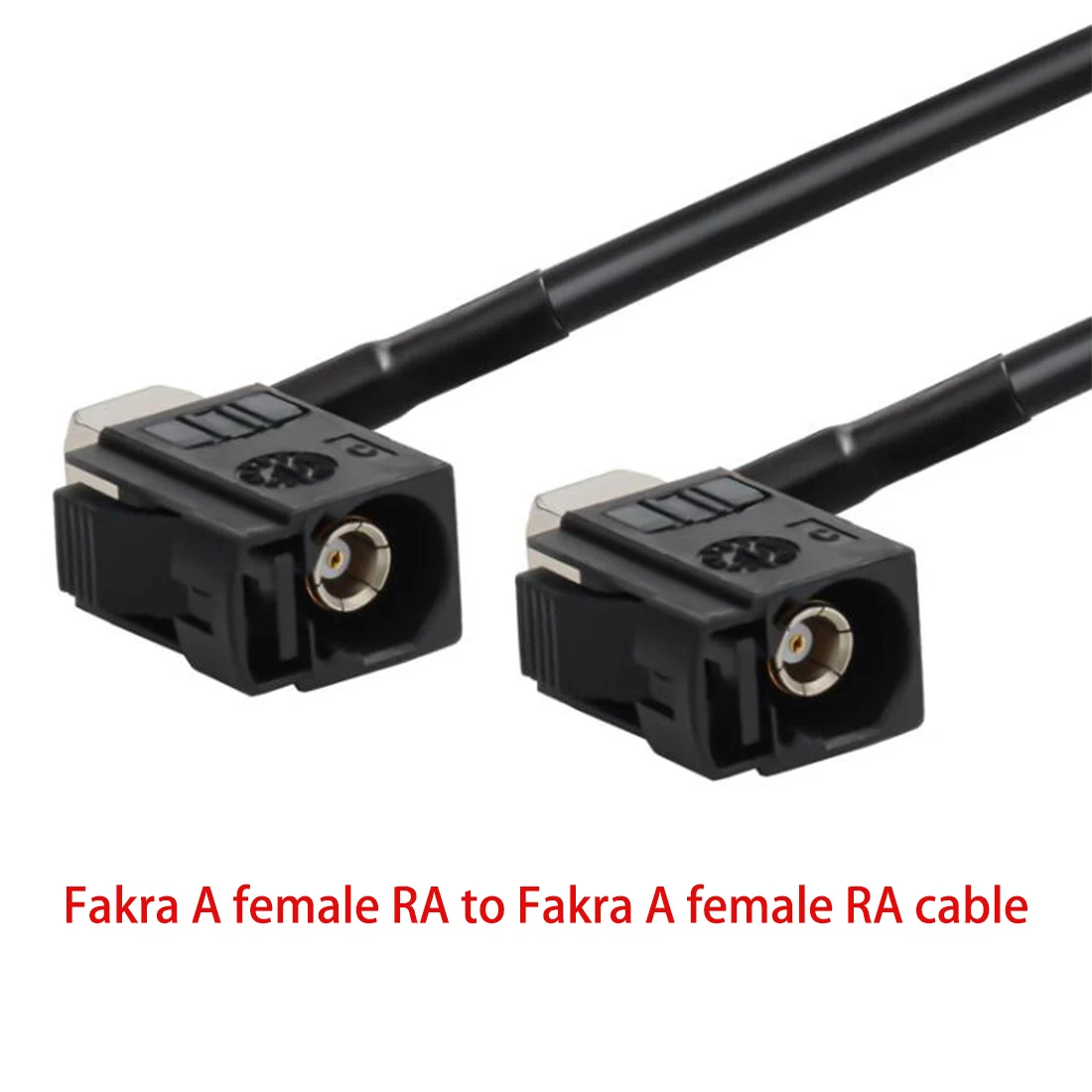 Fakra A/B/C/D/E/F/G/H/I/K/Z Female to Female Jack Right Angle Pigtail Cable Adapter RG174 15cm /30cm/50cm/100cm Wholesale NEW