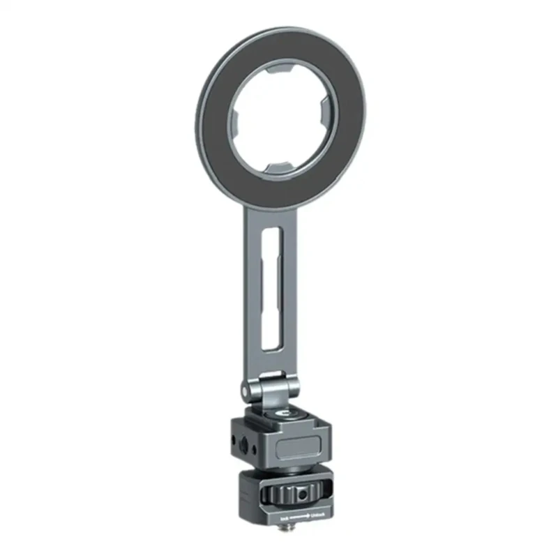 

U55B Rotatable Metal Phone Mount Attachment Cold Shoe Extension Foldable Structure For Photography Equipment