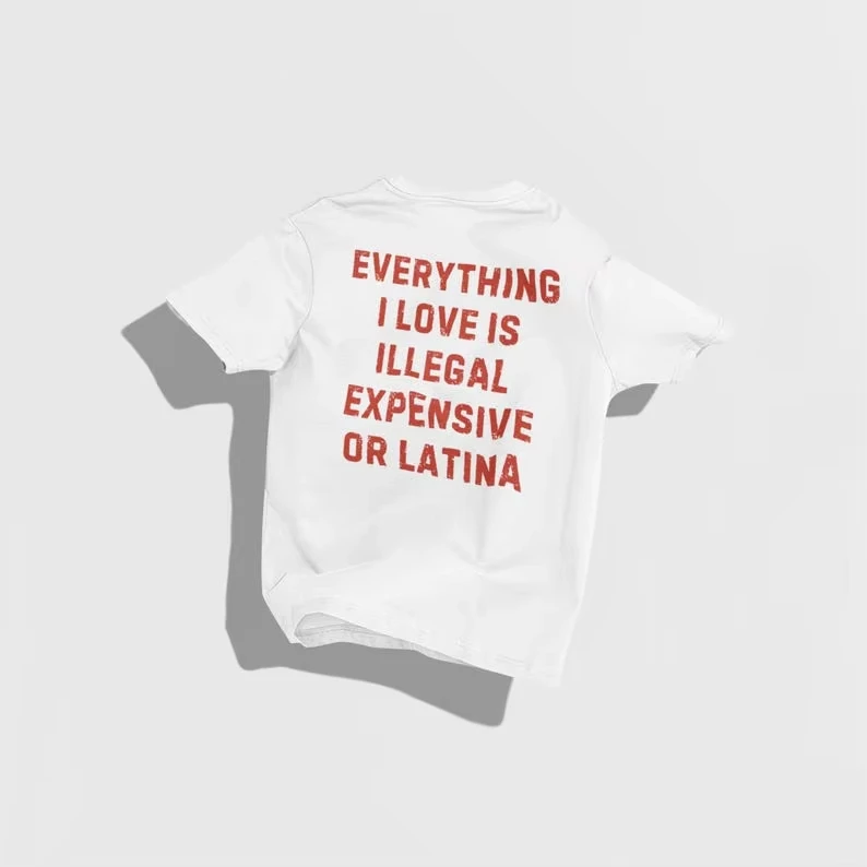 Alles, was ich liebe, ist illegal, teuer oder lateinamerikanisch. Lustiges Latino-T-Shirt. Lustiges Herren-Shirt mit sarkastischem Zitat für Männer. Lateinamerikanisches Humor-T-Shirt. – Detail 8