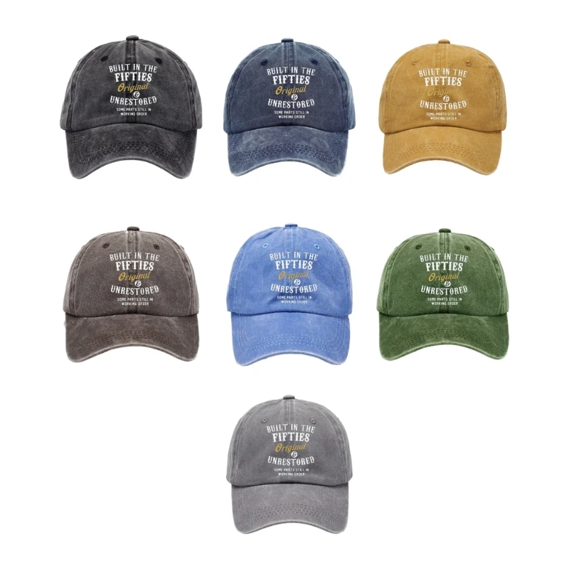 Comfortable Baseball Cap Wash Cotton Sun Hat with Adjustable Closure for Everyday Charm and Stylish Head Accessories