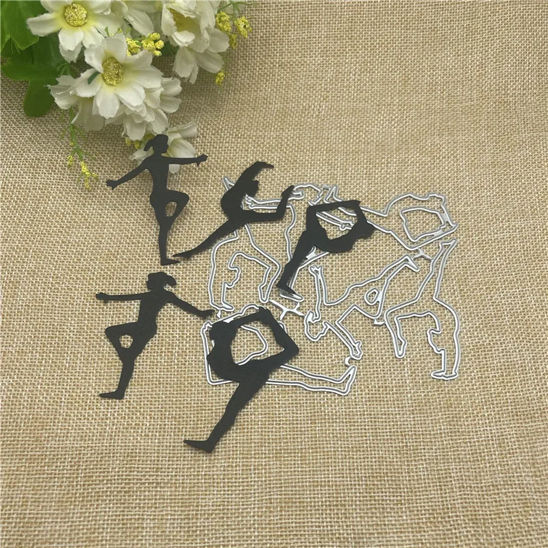 Dancing Girls Combination Suit crafts Metal Cutting Dies Stencils For DIY Scrapbooking Decorative Embossing Handcraft Template