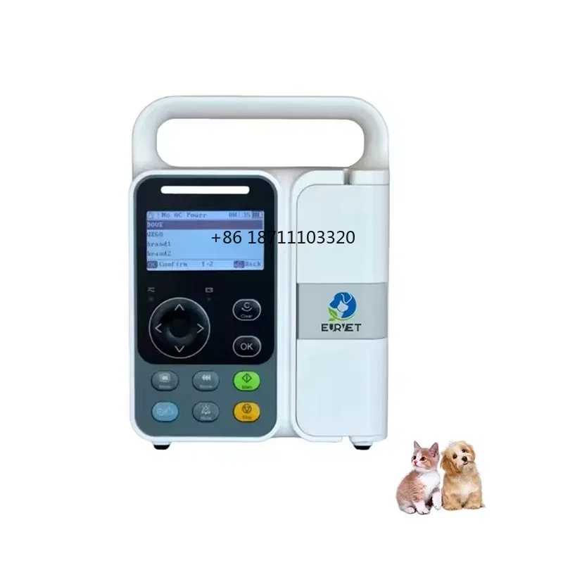 

EUR PET Factory Veterinary Equipment Automatic Infusion Pump Portable Infusion Pump For Pets Clinic