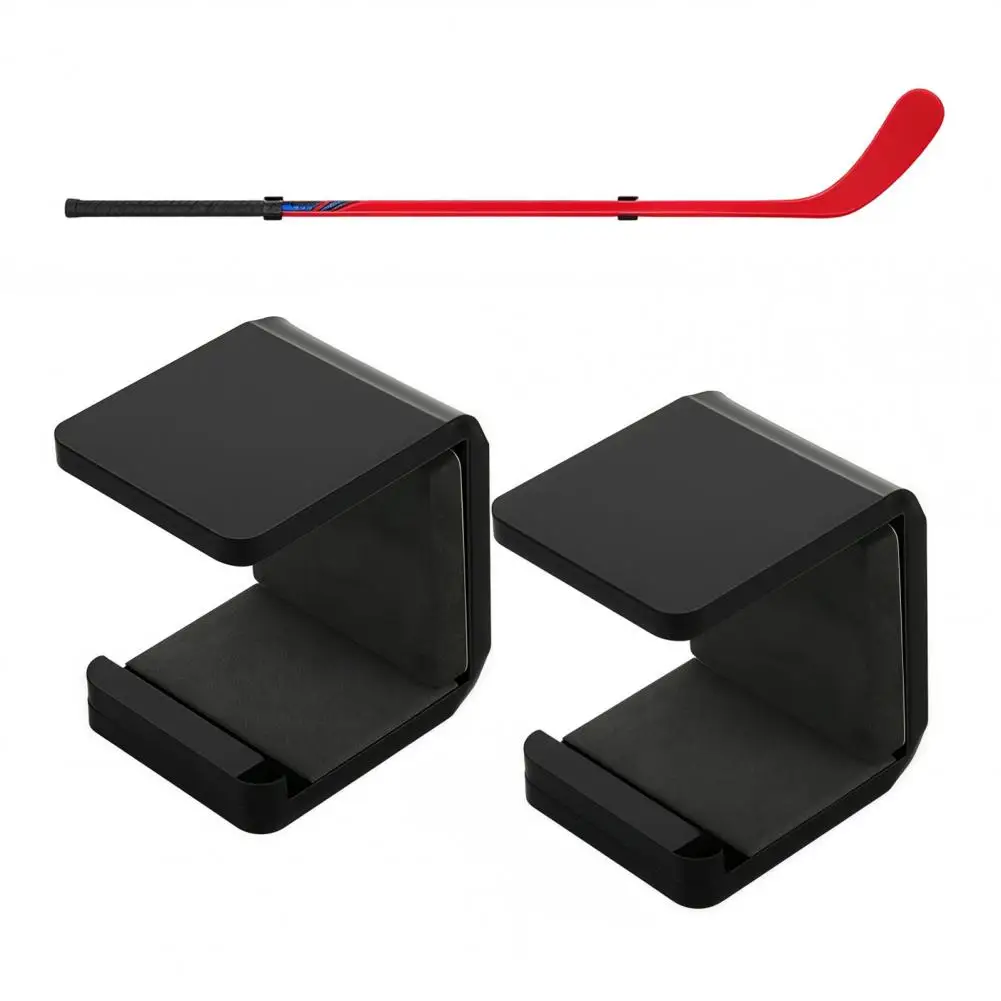 2PCS Acrylic Hockey Wall Mount Rack, Space Saving Horizontal Display Holder, Stable Display Rack with Protective Padding