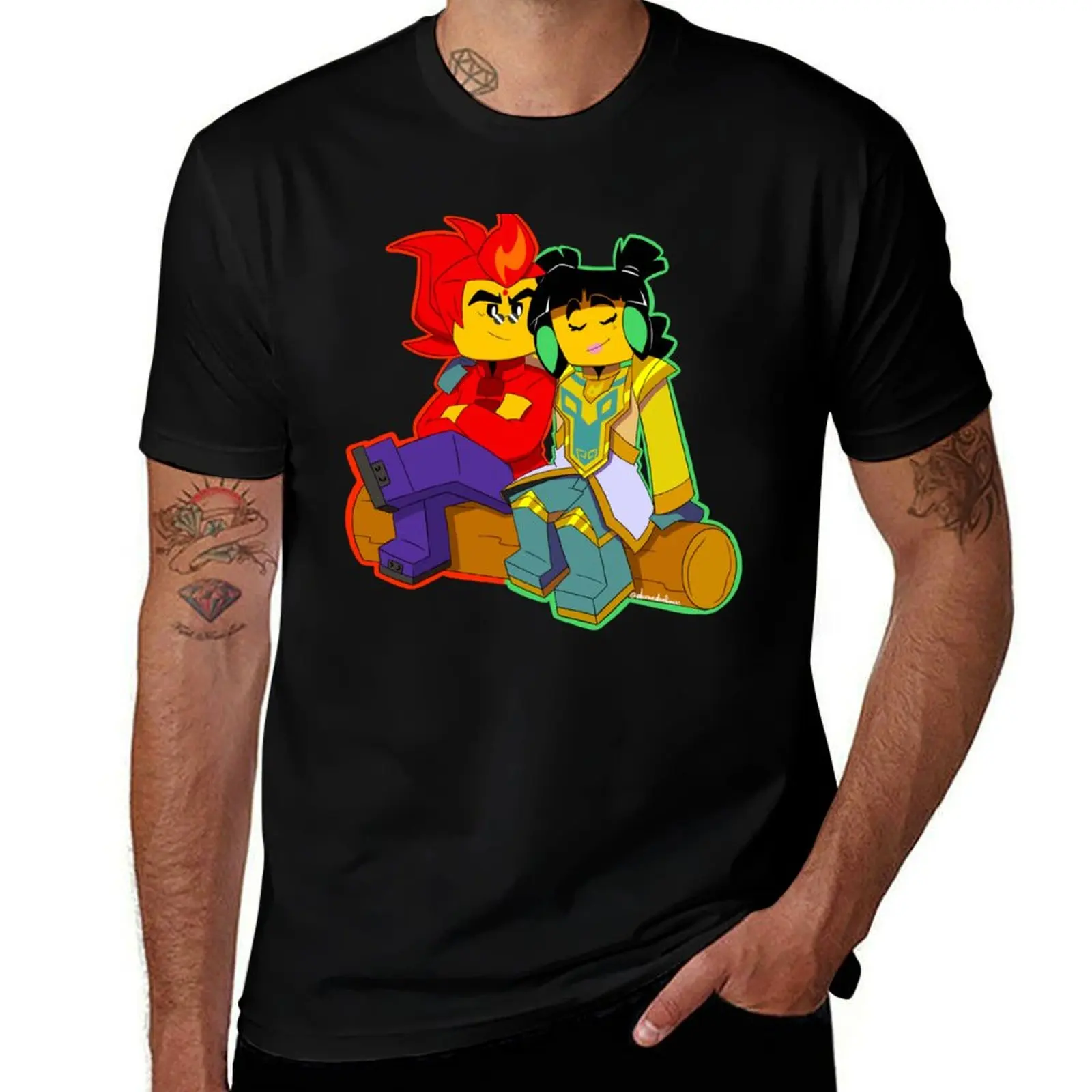 

Son red and mei T-Shirt t shirts for man pack cotton t shirts for man cotton funny