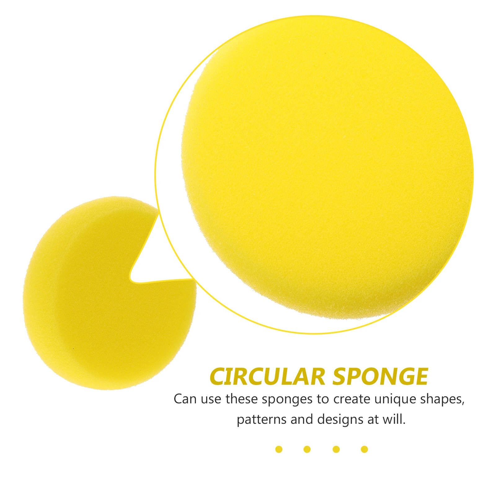 

10Pcs Children Watercolor Sponge Cakes Premium Round Artist Sponges for Painting Graffiti Art Supplies