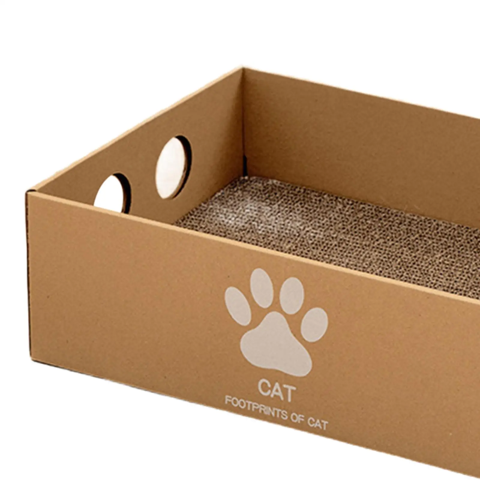 Cat Scratcher Pad Cat Training Toy Pet Supplies Cat Scratching Cardboard Cat Scratcher Bed for Indoor Cats Cats to Grind Paws