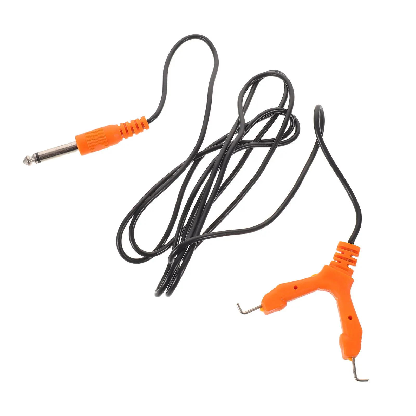 Tattoo Clip Cord Silicone 6.35mm 2 Pin Stereo Power Supply Cable Long Tattoo Wire Connector for Professional Equipment