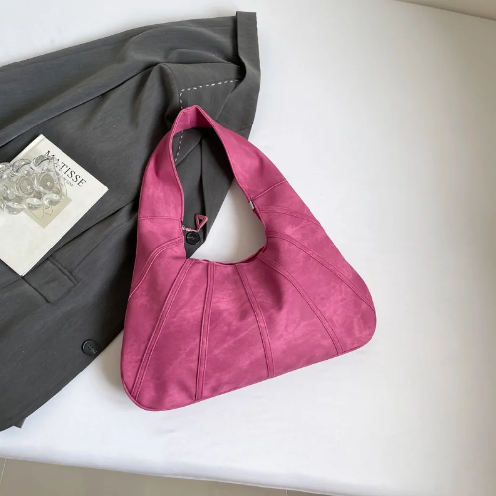 

Модная сумка через плечо, винтажная сумка-хобо, большая вместительная сумка для подмышек, дизайн меньшинств, модная большая сумка на открытом воздухе