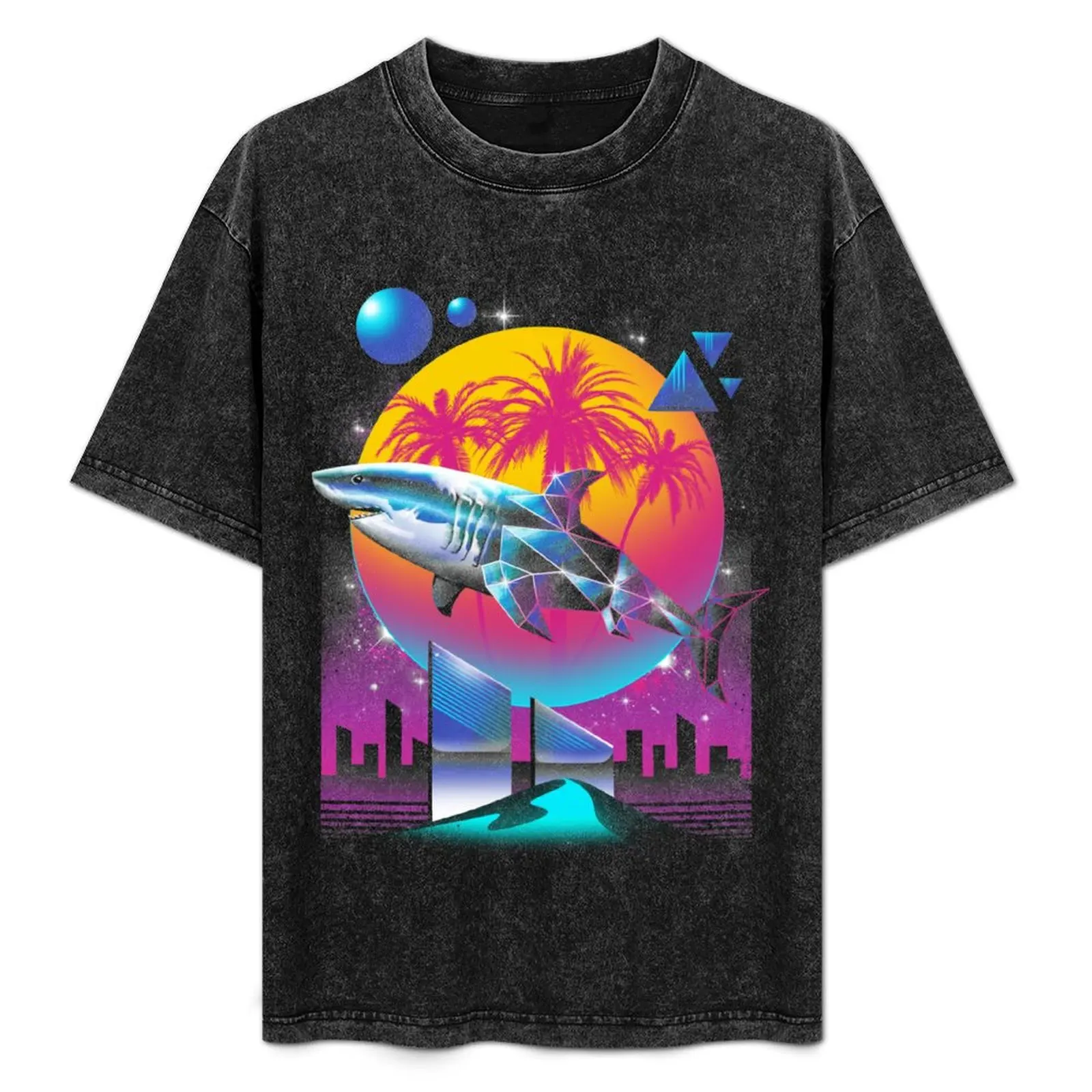 

Rad Shark T-Shirt Trendy Casual Short Sleeve Shirt