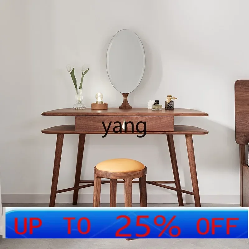 

LMMSolid Wood Dresser Nordic Style Dresser Bedroom Modern Makeup Table