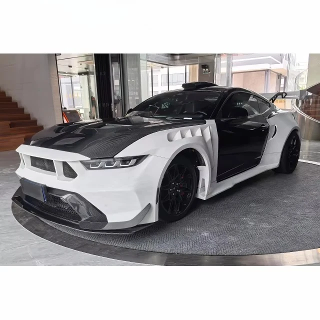 For Mustang S650 Upgrade GTD Body Kit Mustang 2024 2025 Front Rear Bumper Fenders Trunk Hood Spoiler