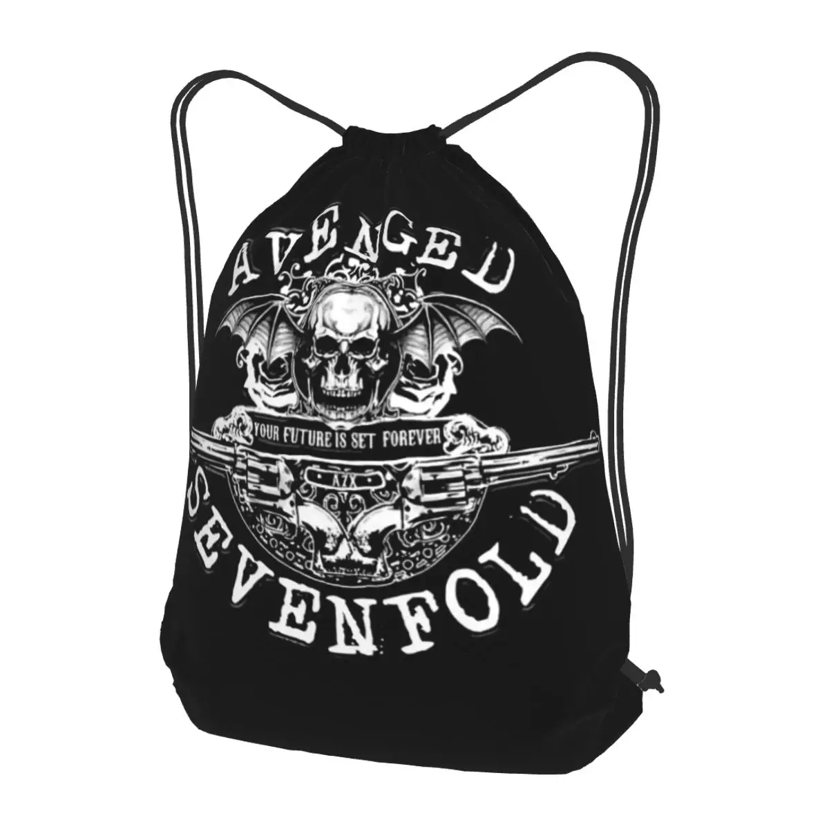 Avenged Sevenfold Backpacks Multi-function Drawstring Bundle Pocket Sundries Bag Book Bags for Travel School