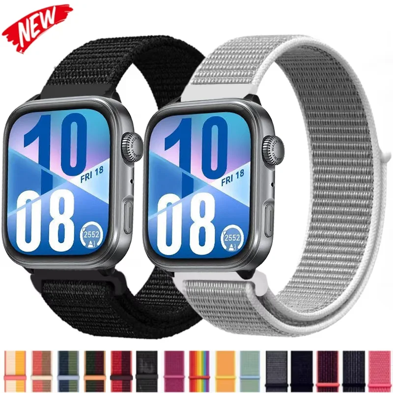 Nylon Loop Strap For Huawei Watch Fit 4 Fit 3 Sport Bracelet Soft Band For Huawei Watch Fit 4 Pro Corrra Watchband Accessories
