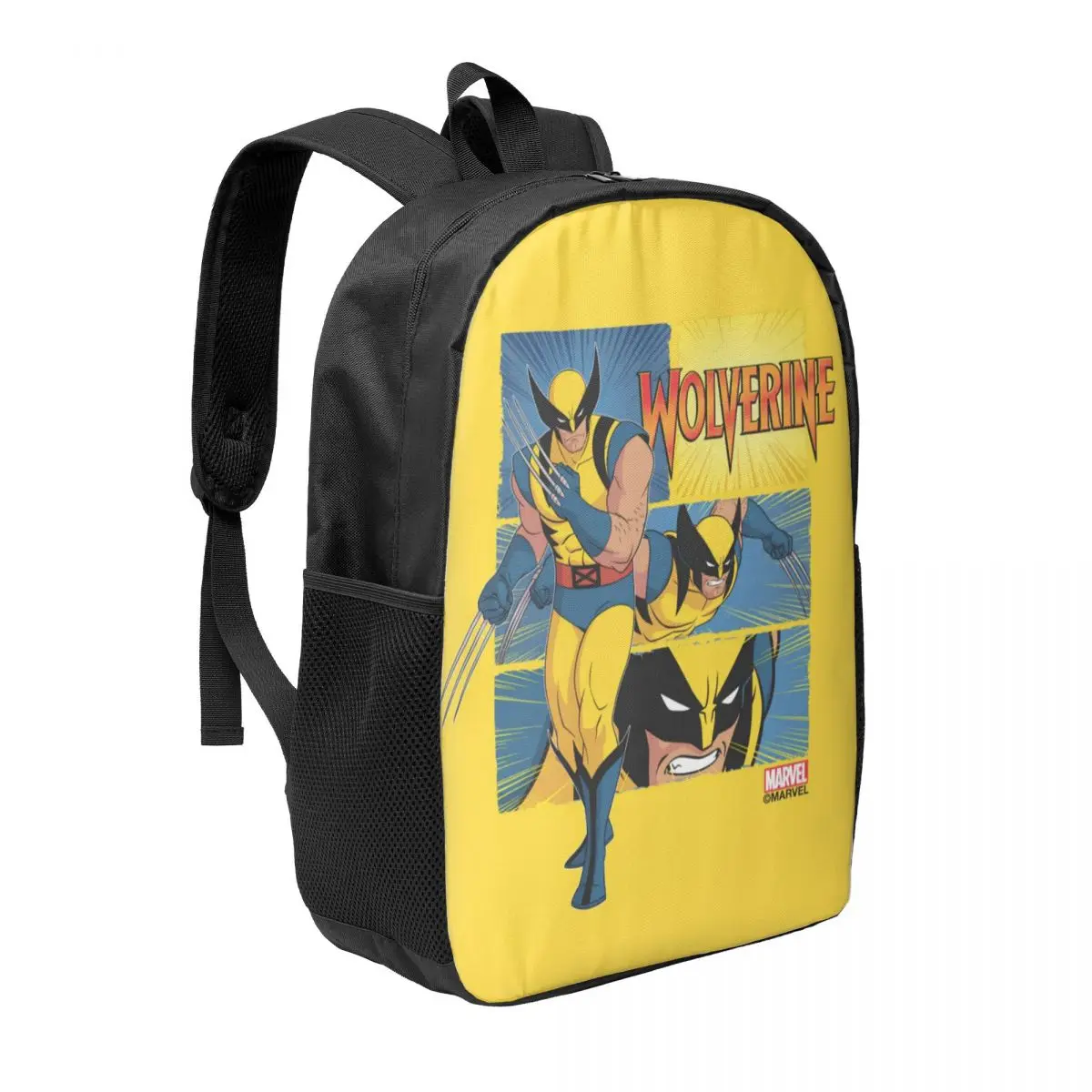 Custom Wolverine Character Backpack for Women Men Waterproof School College Bag Print Bookbag