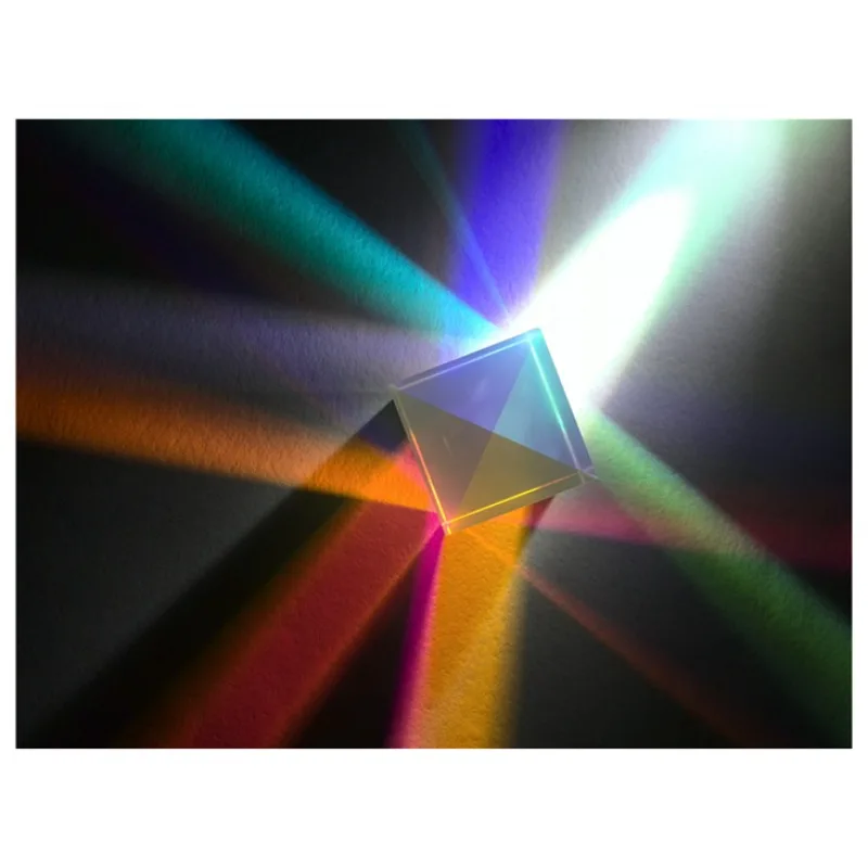 8 PCS 2.2X2.2X2.15cm Defective Cross Dichroic X-Cube Prism RGB Combiner Splitter for Art Necklace DIY