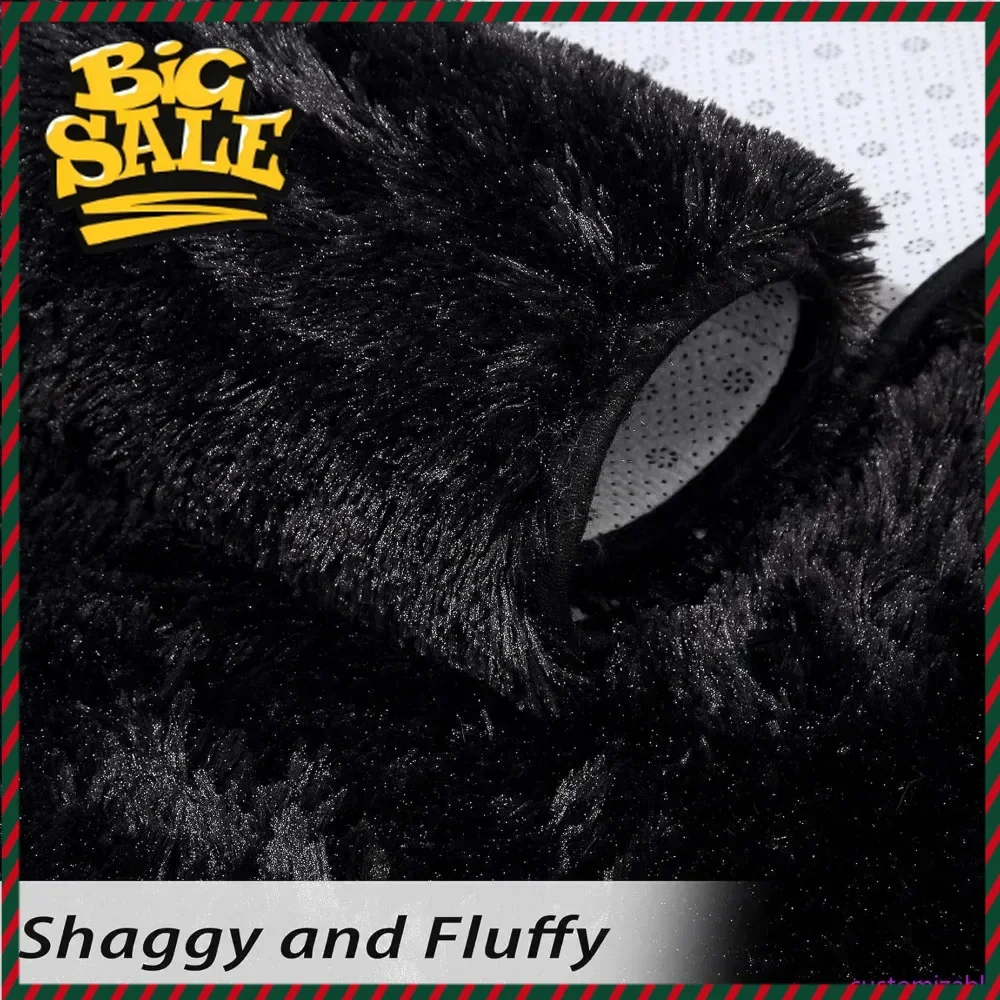 

Hot salesCustomizable 10x13 Fluffy Area Rugs Extra Large Plush and Thick Faux Fur Shag Rug for Living Room Non-Slip Non-Shedding
