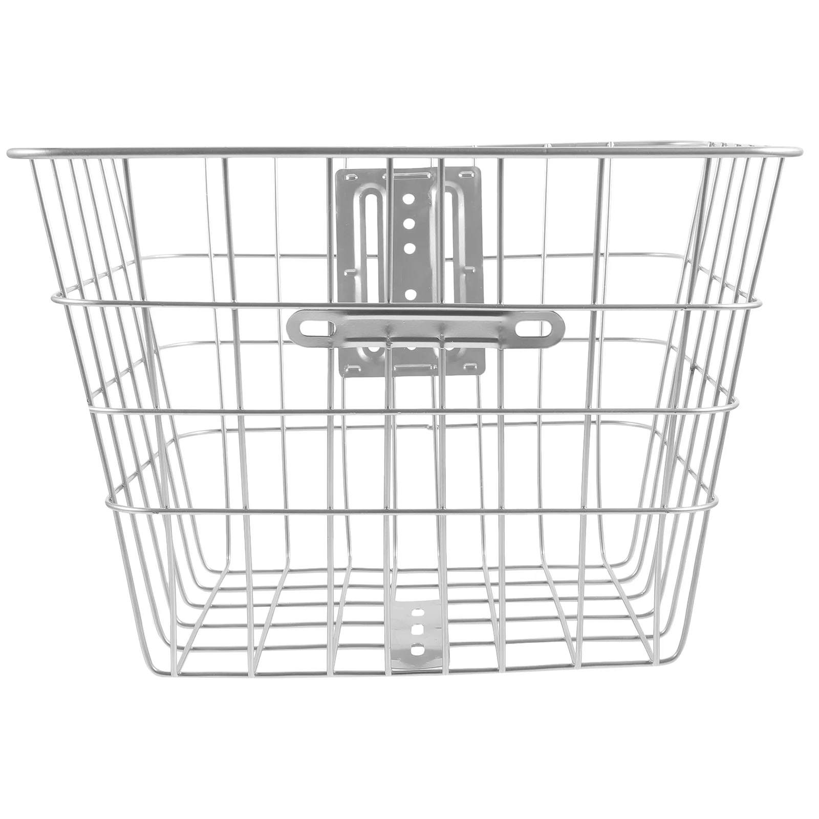 Bike Rear Basket Metal Sturdy Detachable Large Capacity Bicycle Rear Basket Convenient Storage Holder for Outdoor Use