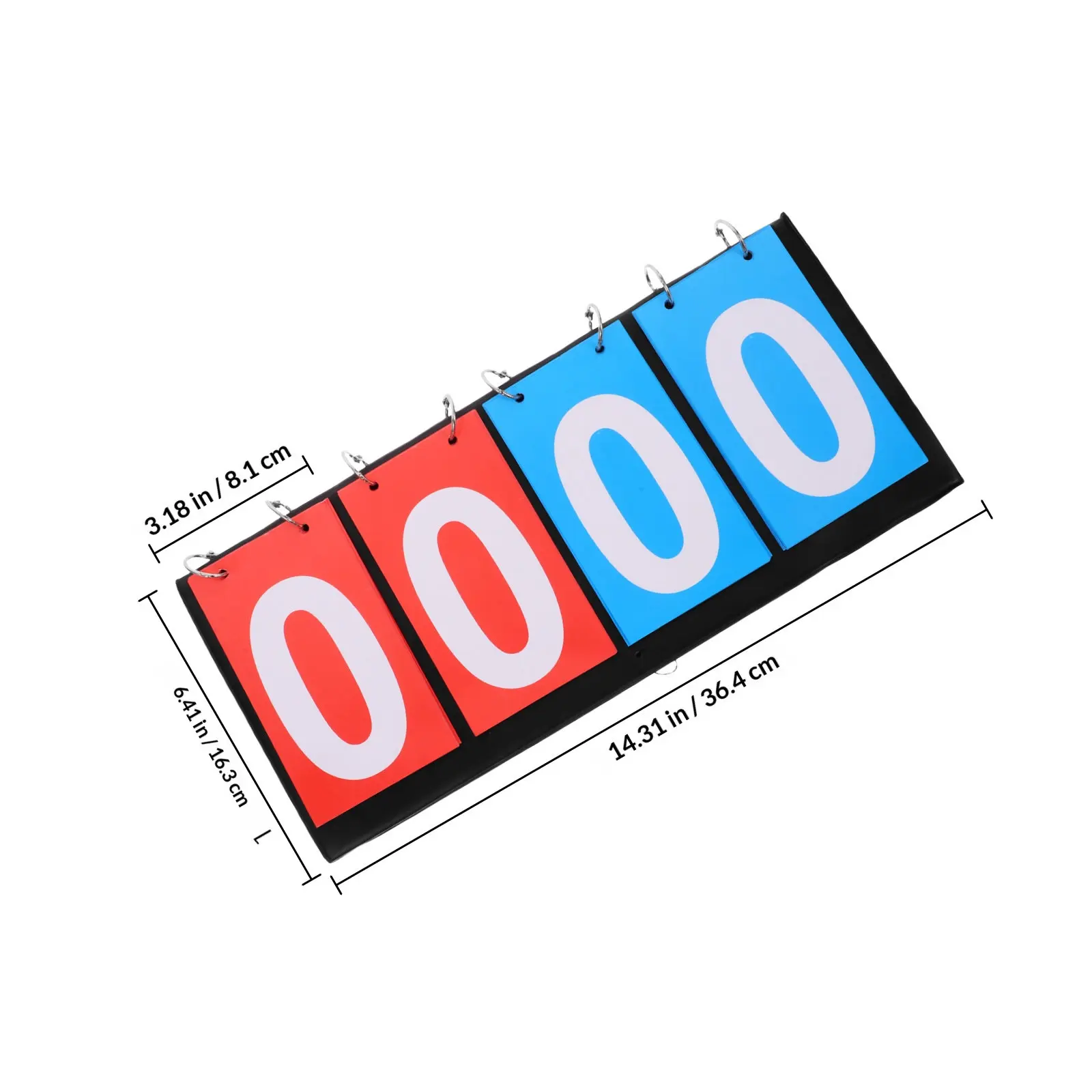 Four Digit Scoreboard Flipper Manual Portable Sports Score Keeper Indoor Outdoor Volleyball Basketball Table Tennis - view 6