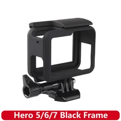 Plastic Protective Frame Case Cover for GoPro Hero 5/6/7 Black Replacement Camera Cage Housing Shell Action Camera Accessories