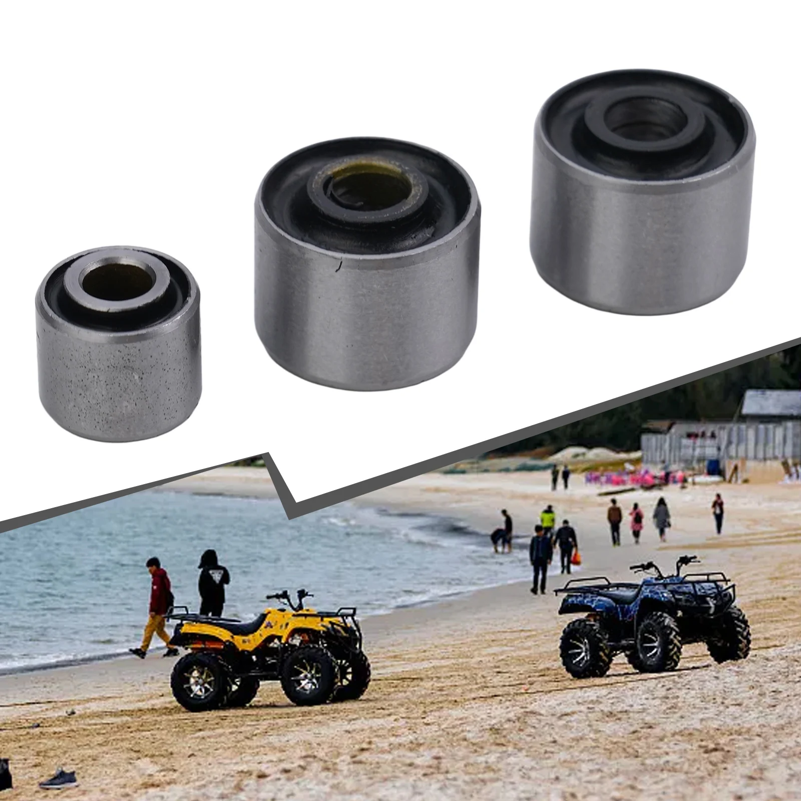 

Crankcase Engine Bushing Mount 3 Piece Set for Scooter Moped and For ATV Compatible with For GY6 50 125CC 150CC
