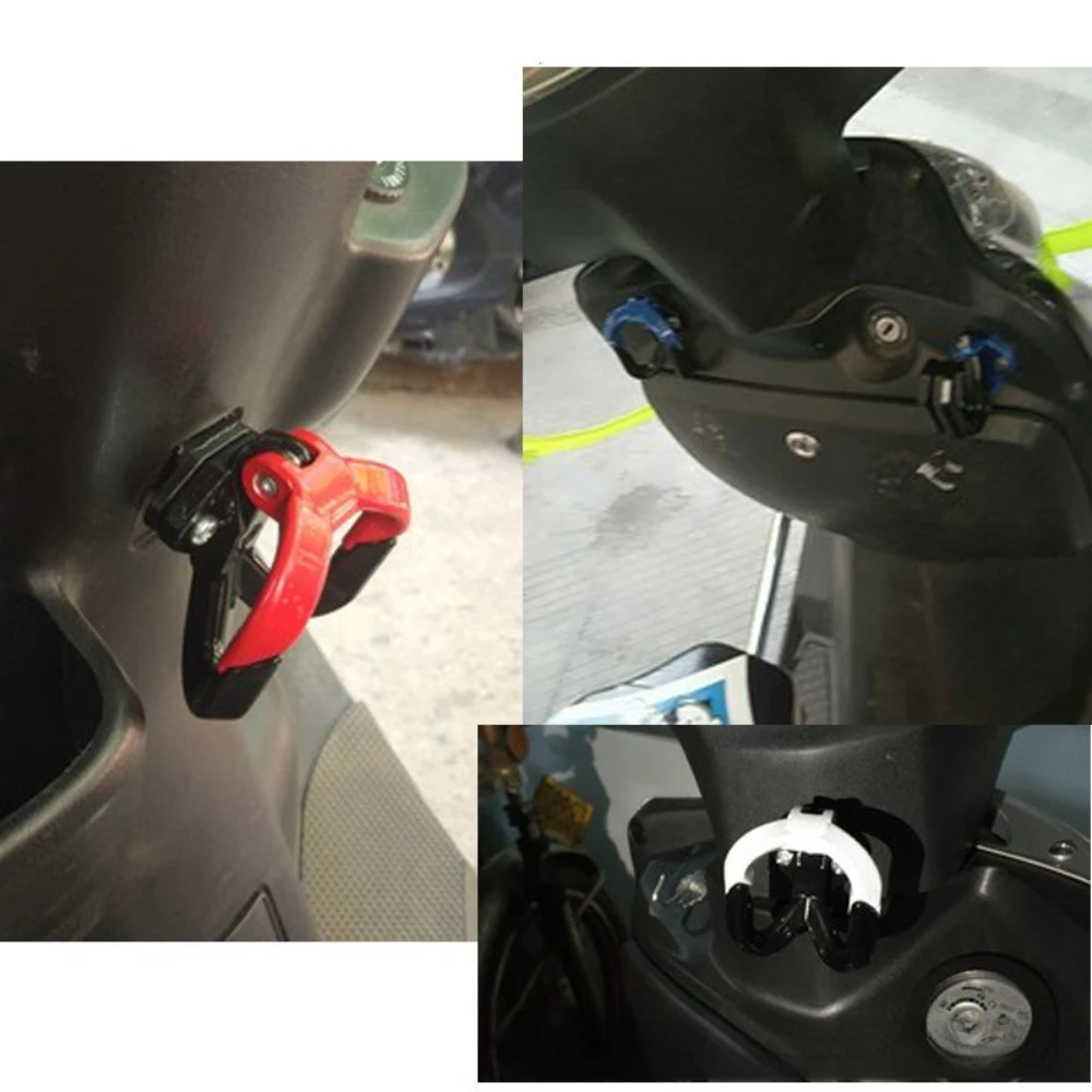 Motorcycle Helmet Hook Holder Hand Bag Double Hook Luggage Bag Hangers Aluminum Alloy Motorcycle Hooks Accessories