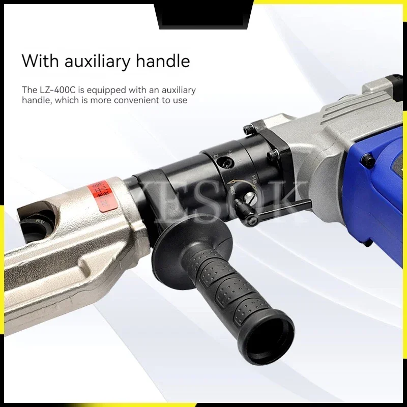 Alicates hidráulicos eléctricos de LZ-400C, herramienta de prensado de Cable de energía eléctrica, alicates de prensado de terminales Cu/Al, rango de 16-400mm ², 220V/50HZ