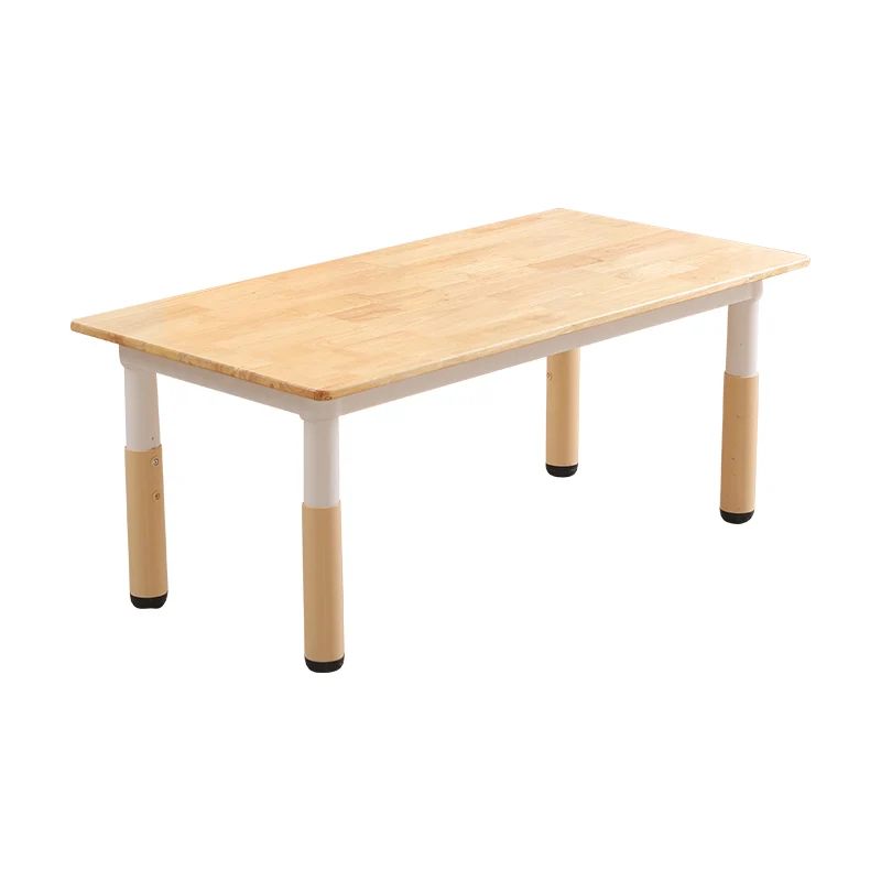 

Children's table and chair set Kindergarten and chair liftable Learning Household solid wood