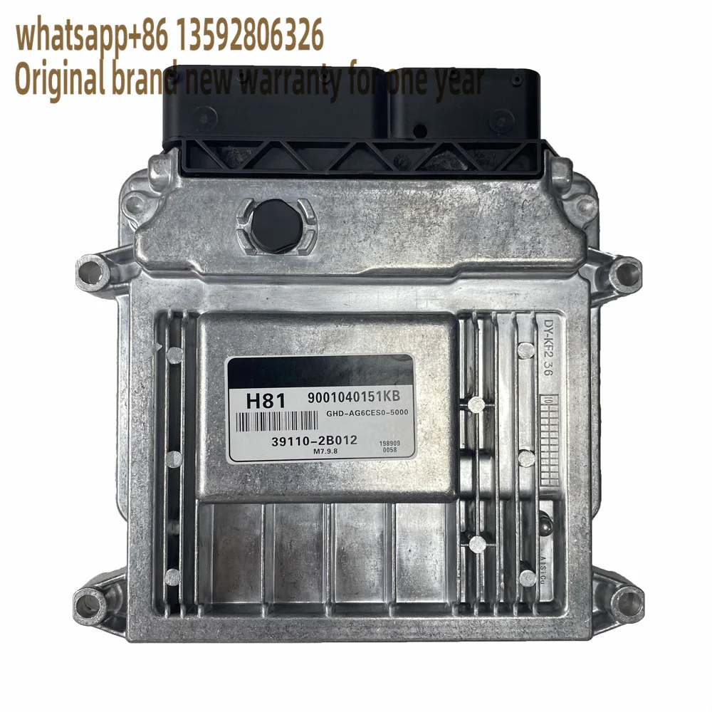 الأصلي 39110-2b012 Ecu محرك السيارة مجلس وحدة تحكم إلكترونية 9001040151kb لشركة هيونداي M7.9.8