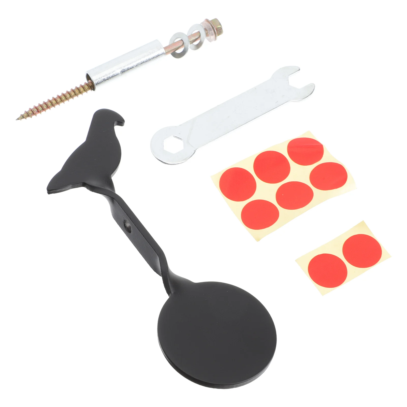 

Alloy Shooting Target for Tree Mounted Outdoor Black Hunting Training Supplies Durable Practical Long Lasting Easy