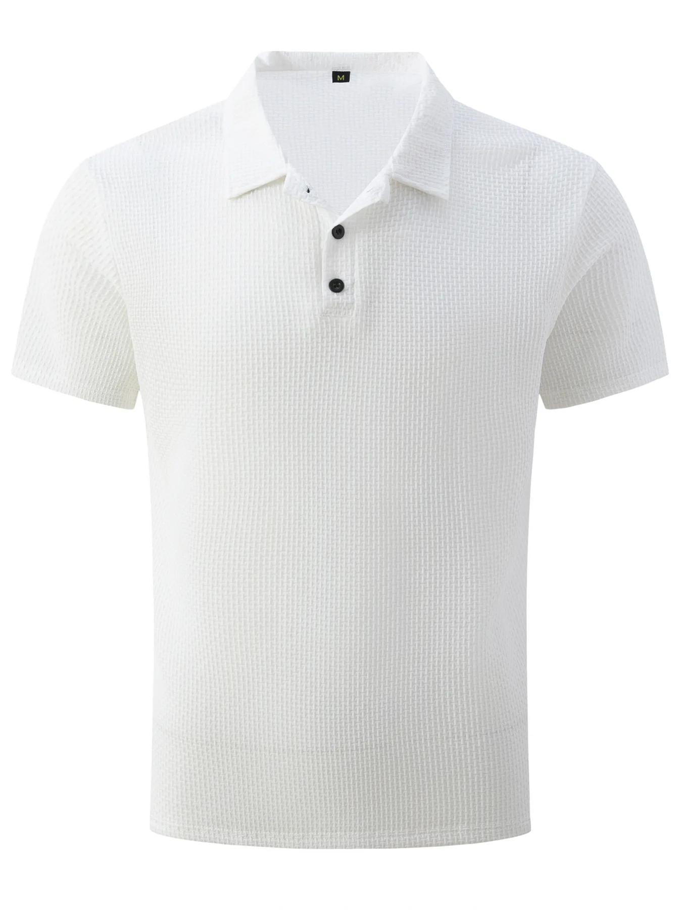 Lato wysokiej jakości moda jednolity kolor oddychający t-shirt z luźna krótka rękawem top męski swobodny koszulka POLO z krótkim rękawem koszula