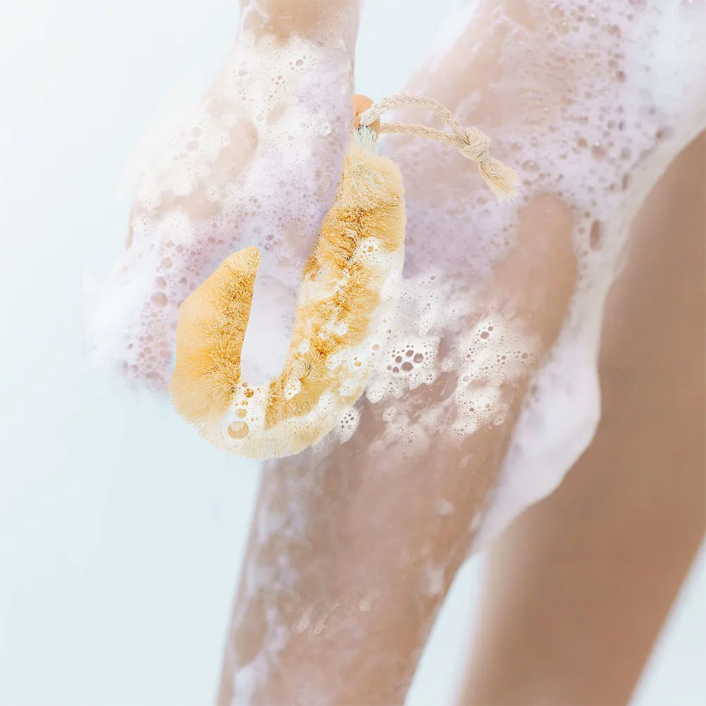 

2Pcs Natural Sisal Body Brush Set Large Small Wood Handle Exfoliating Shower Bath Scrubber Dry Skin Brush Body Scrubber