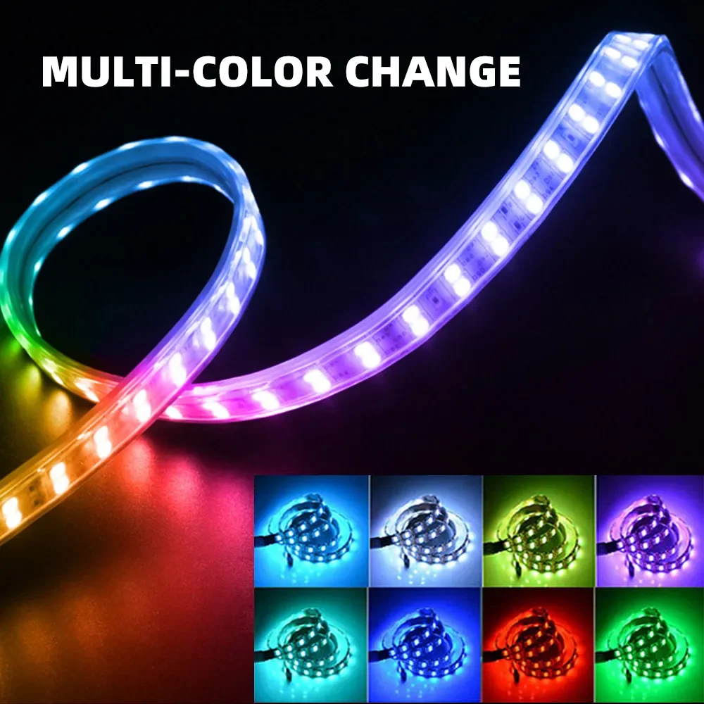 Luzes LED Strip para Smart Home, USB, IR Remote Control Backlight, RGB Light Kit, TV Box, Closets Room, Decoração do quarto, TV, PC