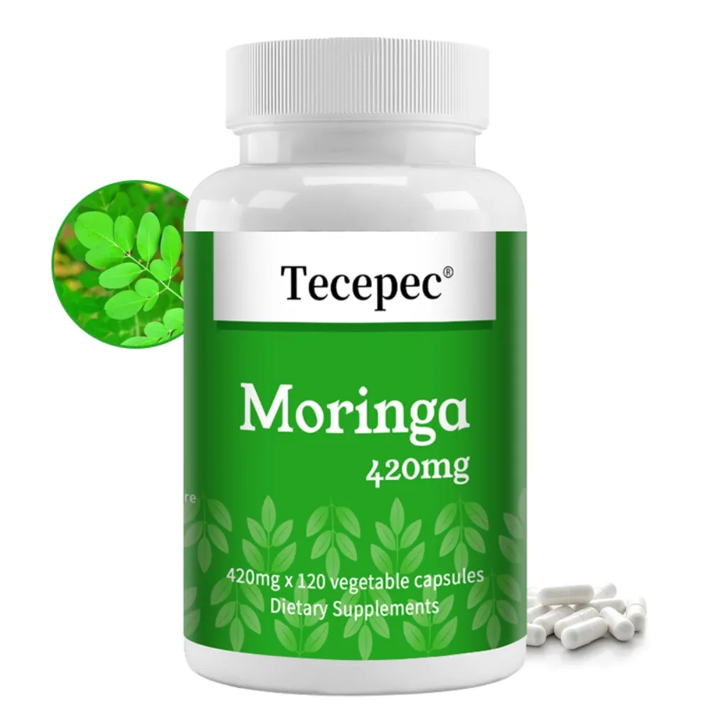 Moringa 420mg - Antioxidant Support, Antioxidant, Nutrient Support, Maximum Strength, Optimal Absorption, Supplement