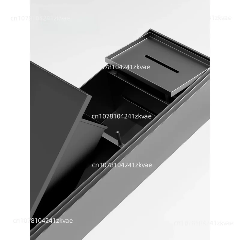 Stainless Steel Recessed Trash Can | In-Wall Tissue Box | Space-Saving For Small Bathrooms | Easy Install