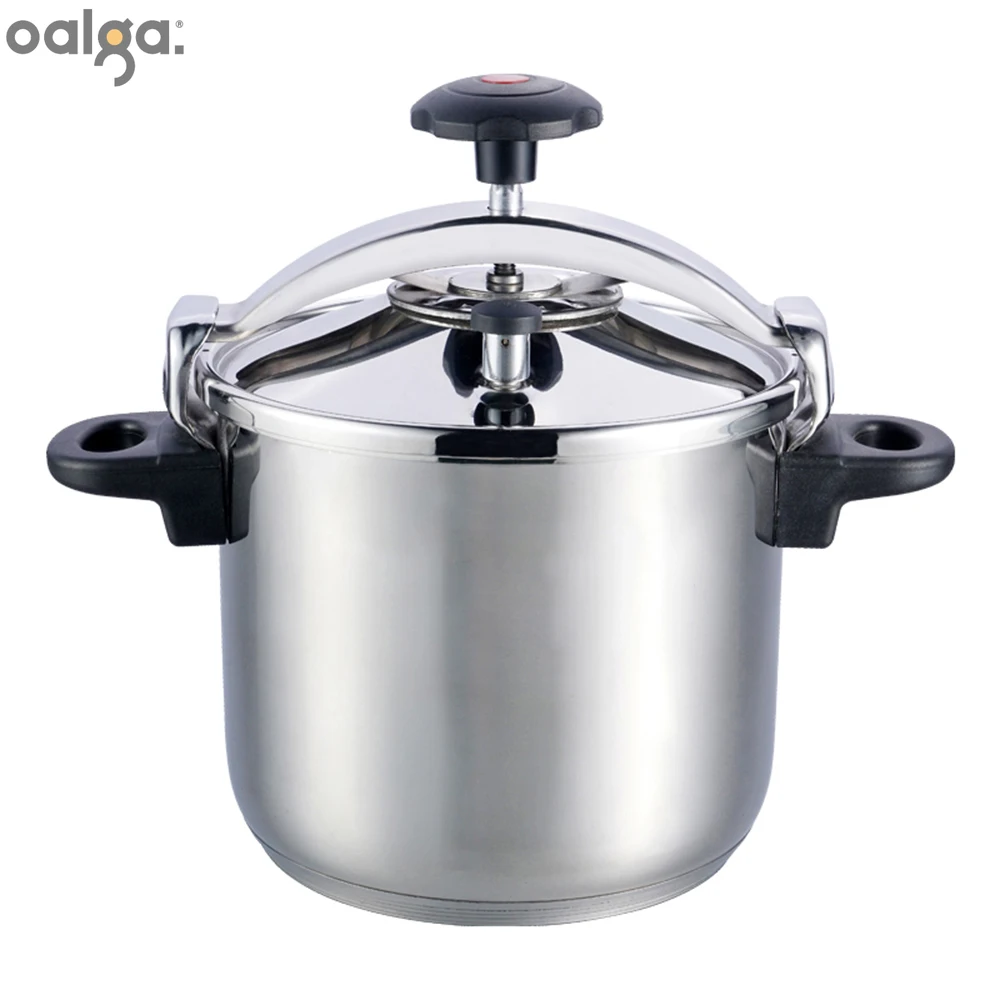 Commercial 304 Stainless Steel Pressure Cooker Large Capacity Induction CookerGeneral Restaurant Explosion Proof Pots Cookware