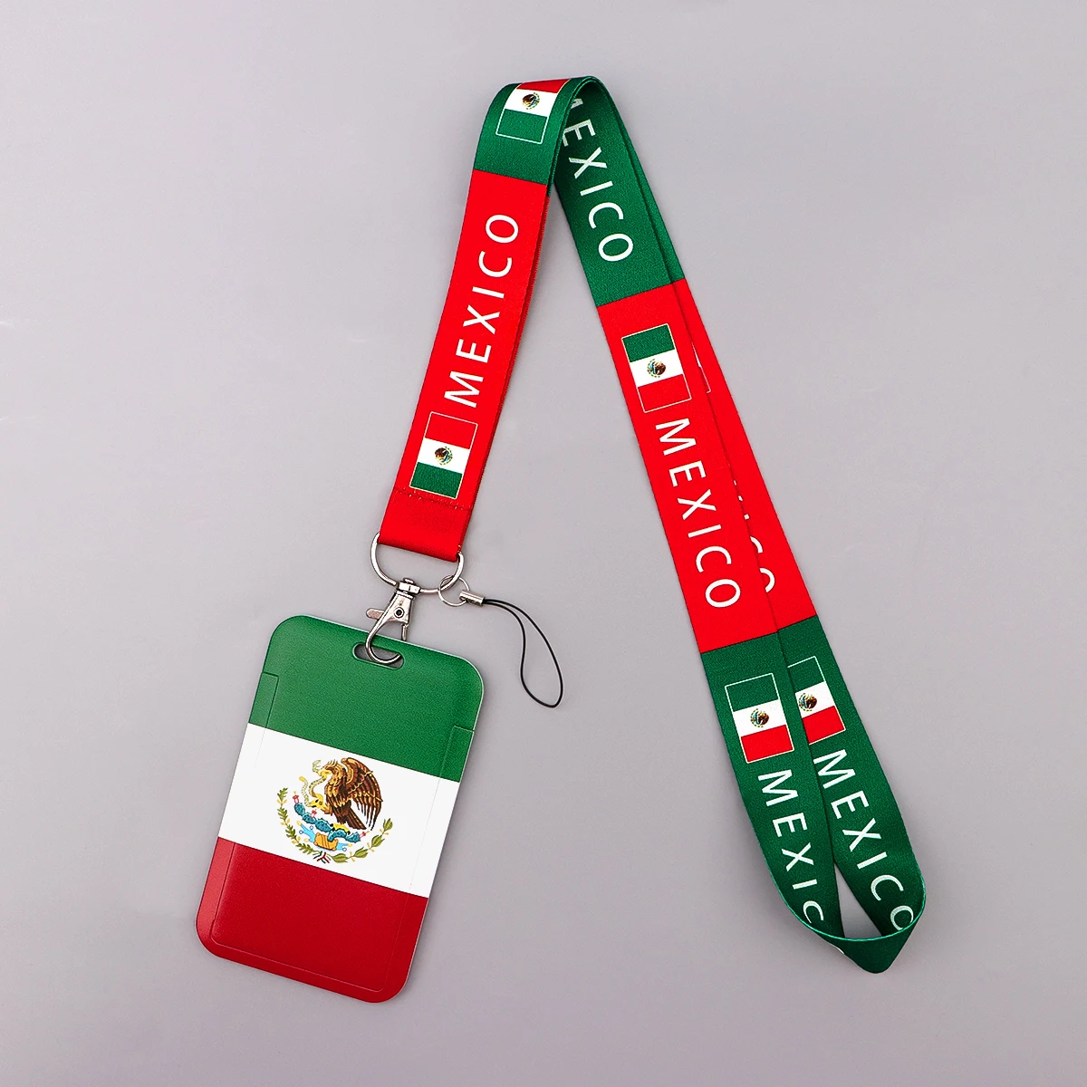 Mexico Credential Holder Flag Lanyards for Key Neck Strap For Card Badge Gym Keychain Keyring Accessories Gifts