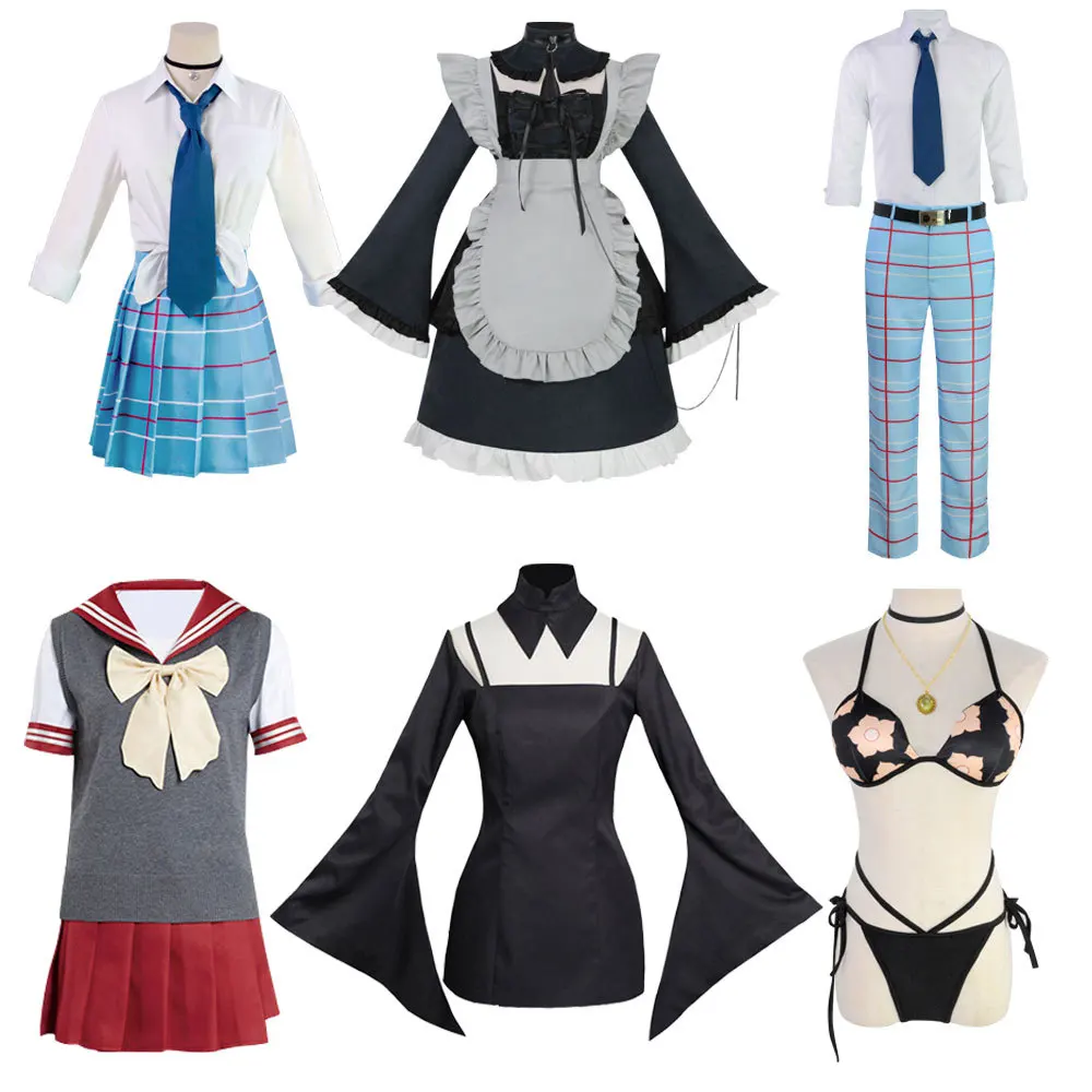 Meu vestido querido marin kitagawa cosplay traje feminino jk uniforme escolar conjunto completo anime personagem vestido festa evento
