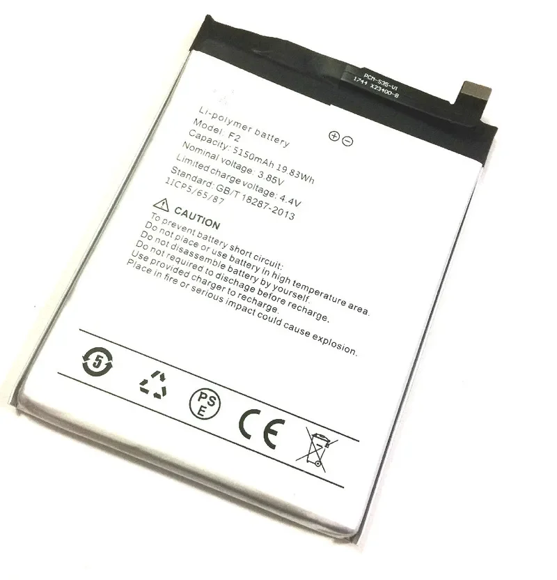 West Rock New  5150mah F2 Battery for UMI Umidigi F2 Cell Phone