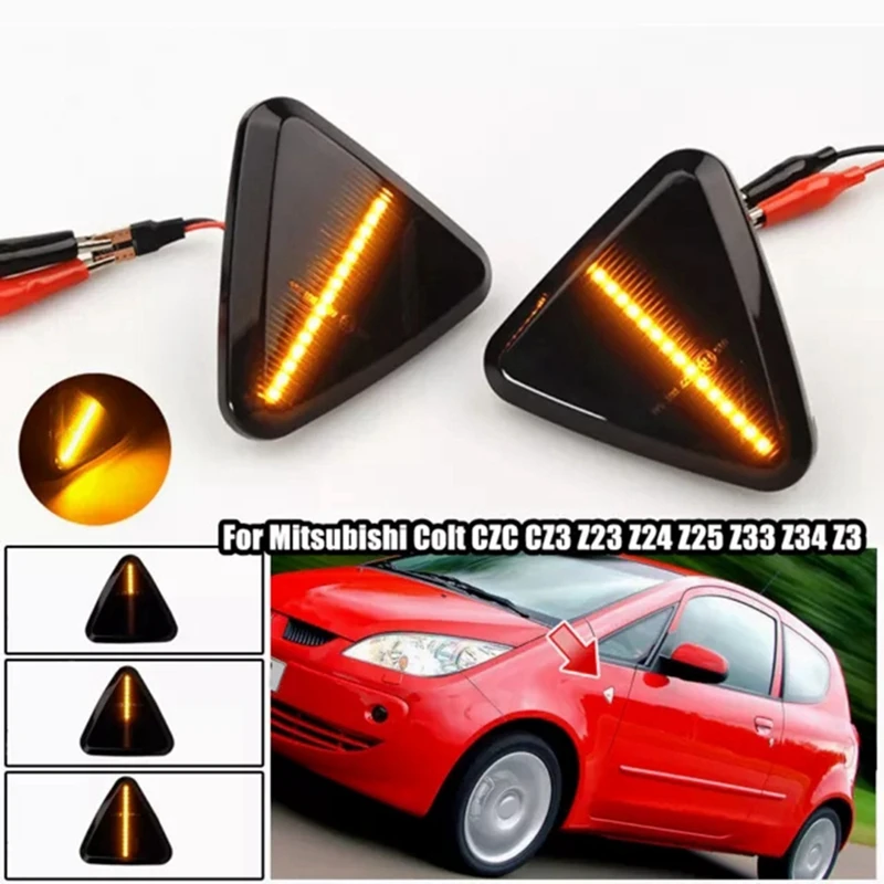 NEW-Fender Turn Signal Light LED Dynamic Blinker Side Mark For Renault Kangoo Ii Mod.Bj.2008-2013 Dynamic Signal Light