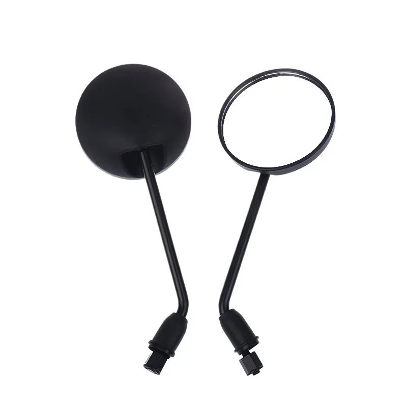 Motorspiegels Universele 8 mm scooter E-bike Cafe Racer Retro achteruitkijkspiegels Verstelbare HD Vision ABS ronde zijspiegel