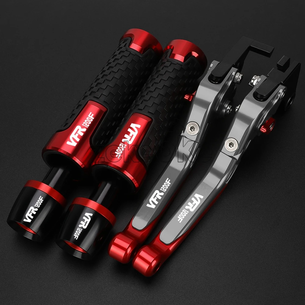 FOR HONDA VFR1200F VFR 1200F 2010 2011 2012 2013 2014 2015 2016 Motorcycle Adjustable Brake Clutch Levers Handlebar Grips Ends
