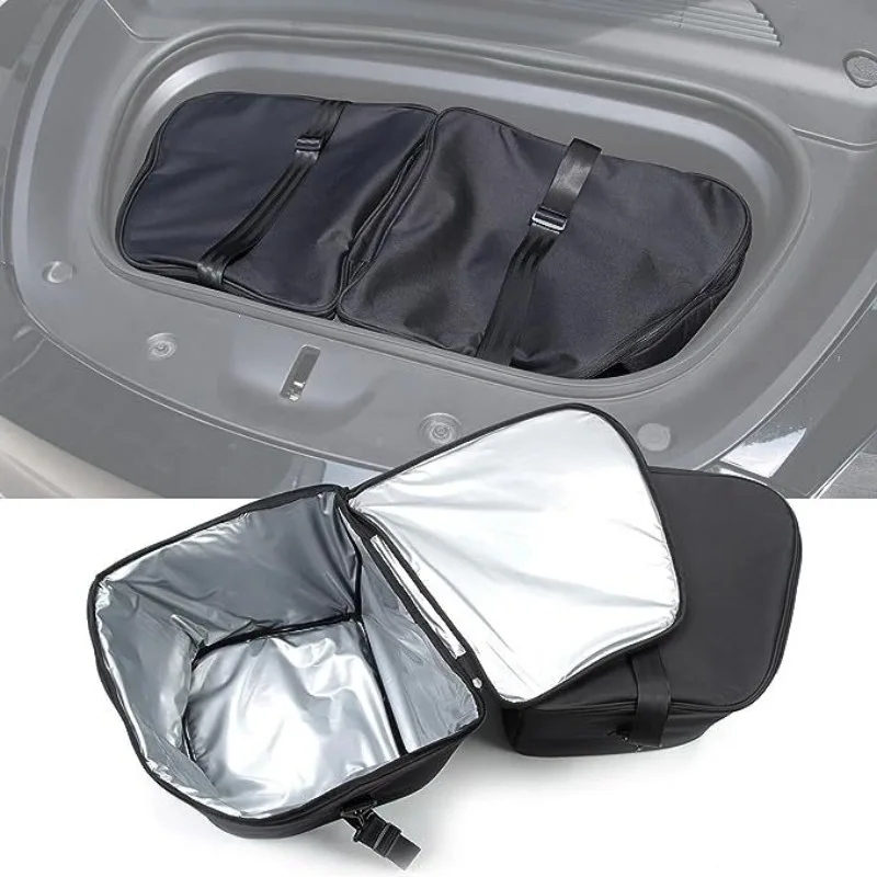 

Front Trunk Storage Organizers Durable Waterproof Frunk Cooler Organizer Insulation Cooler Bag For Tesla Model 3 Y Accessories
