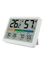 NOKLEAD 3.4 Inch LCD Digital Temperature Humidity Meter Home Indoor Thermometer Hygrometer Weather Station For Office Dropship