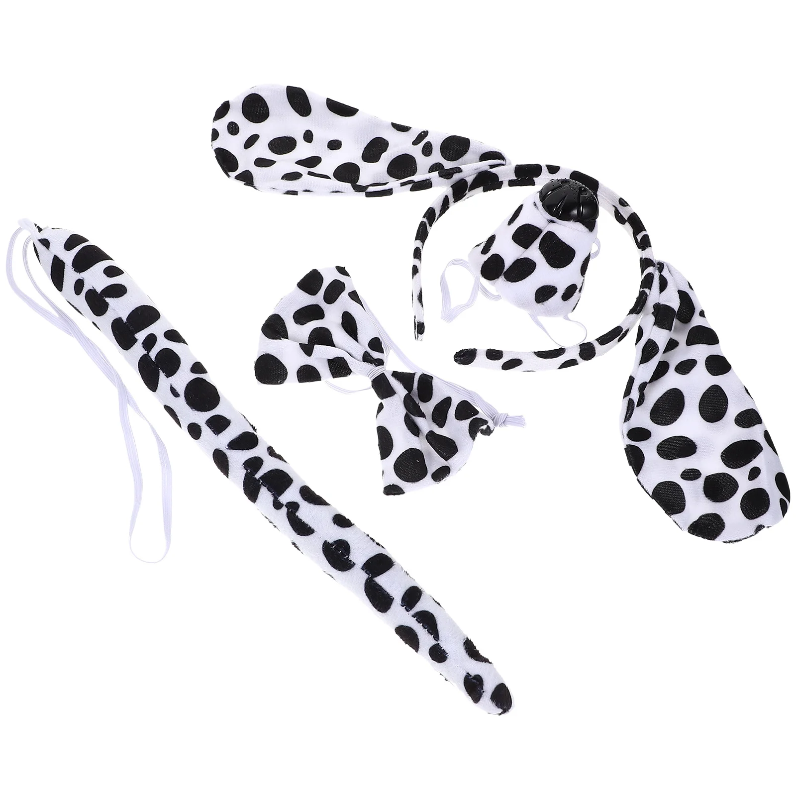 

1Set Adorable Dog Ear Headband Set for Children Spotted Puppy Costume Accessories Lightweight Comfortable Role Play Photography