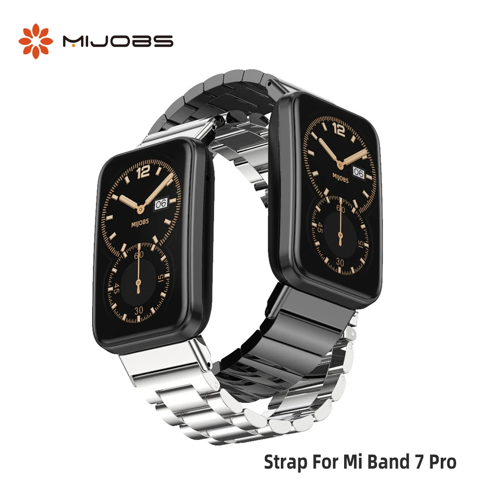 สําหรับ Mi Band 7 Pro Global Version สายนาฬิกาโลหะสําหรับ Mi Band 7 Pro สร้อยข้อมือสําหรับ Xiaomi Smart Band 7 Pro สายรัดข้อมือ