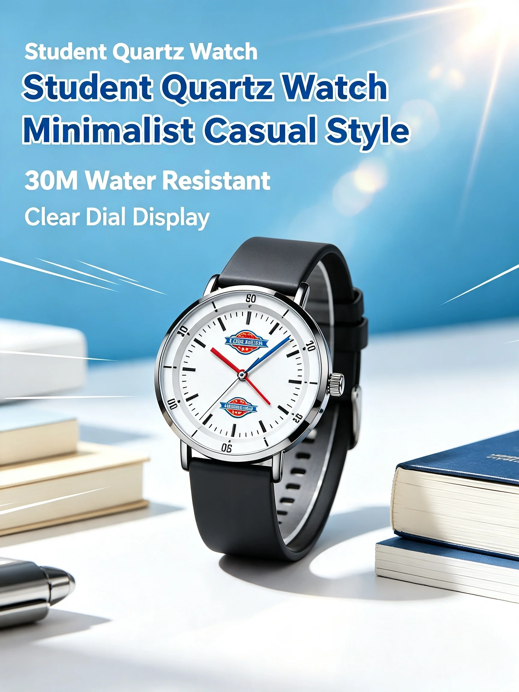 Minimalist Student Quartz Watch For Teenagers Waterproof Simple Casual Wrist Watch Daily Gift For Boys Girls