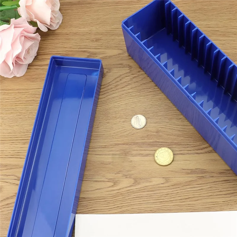 A41Z-2Pcs Coin Slab Storage Box Compatible With 20 Slab Coin Holders, Plastic Coin Box Coin For Collectors Coin Storage